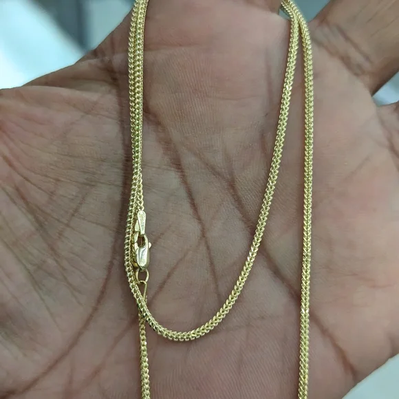 10kt Real Gold Franco Chain 1.4mm 20 inches